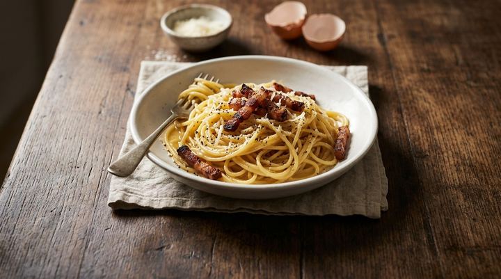 Carbonara, no cream